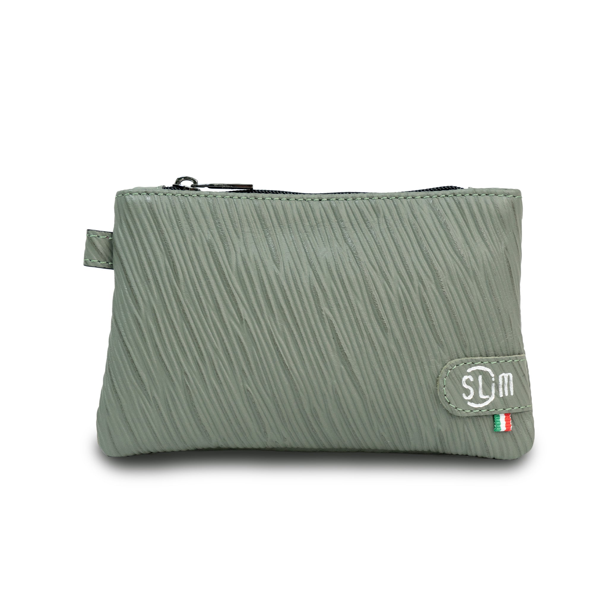 Mini Pochette Vera Pelle Epi Verde