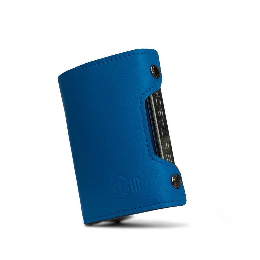 Be Tasck Pelle Liscia Blu e Nero