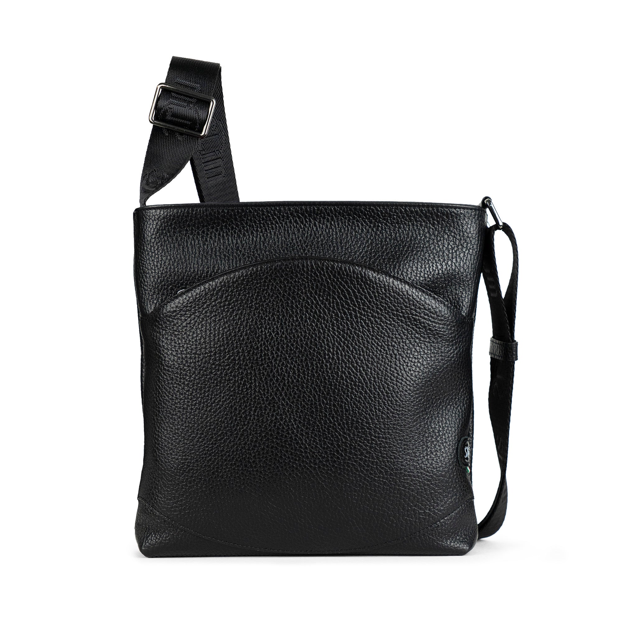 Bag SLim®️ Vera Pelle Bottalato Nero