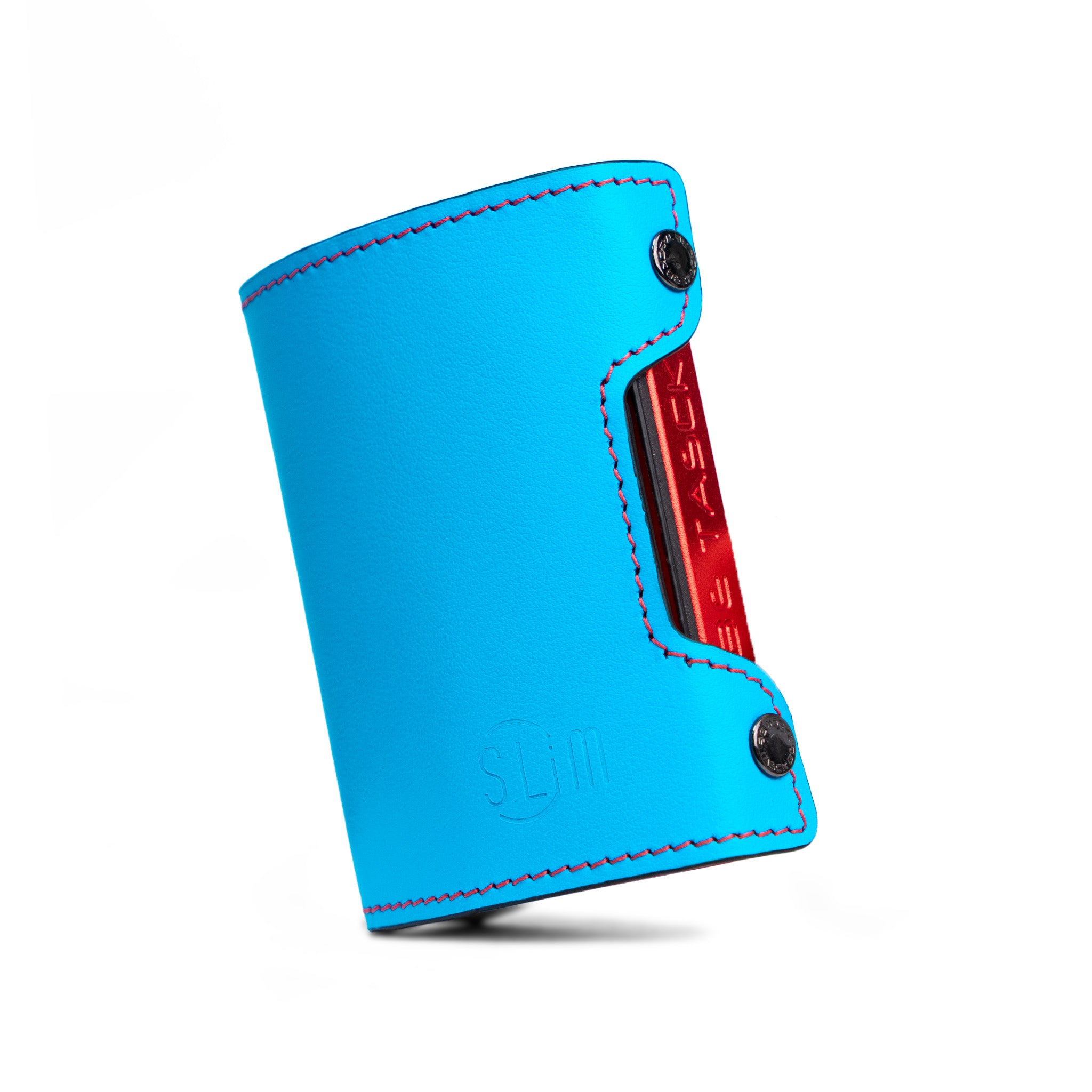 Be Tasck Pelle Liscia Azzurro e Rosso