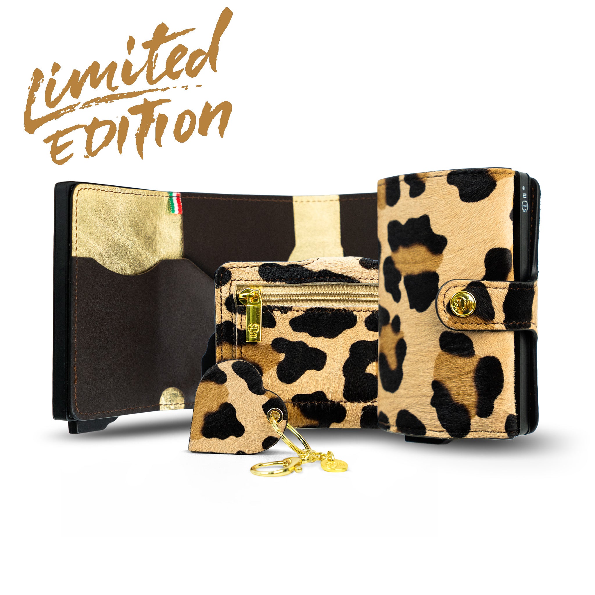 SLim®️ Genuine Leather Clutch with Shoulder Strap