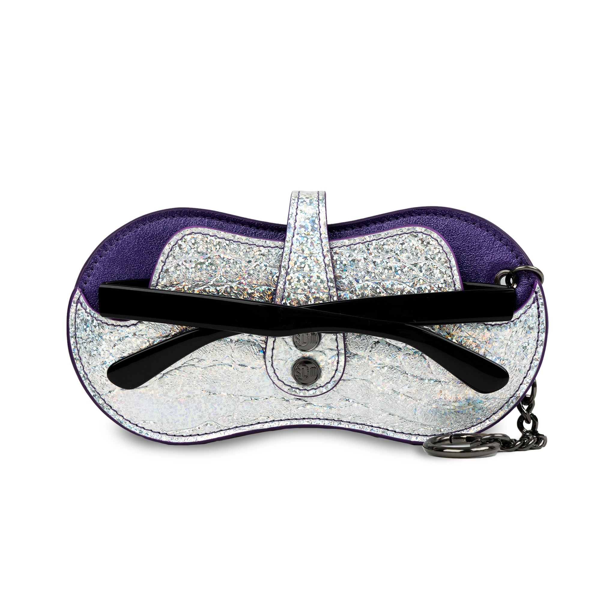 SLim Vision Vera Pelle Disco Cocco e Viola