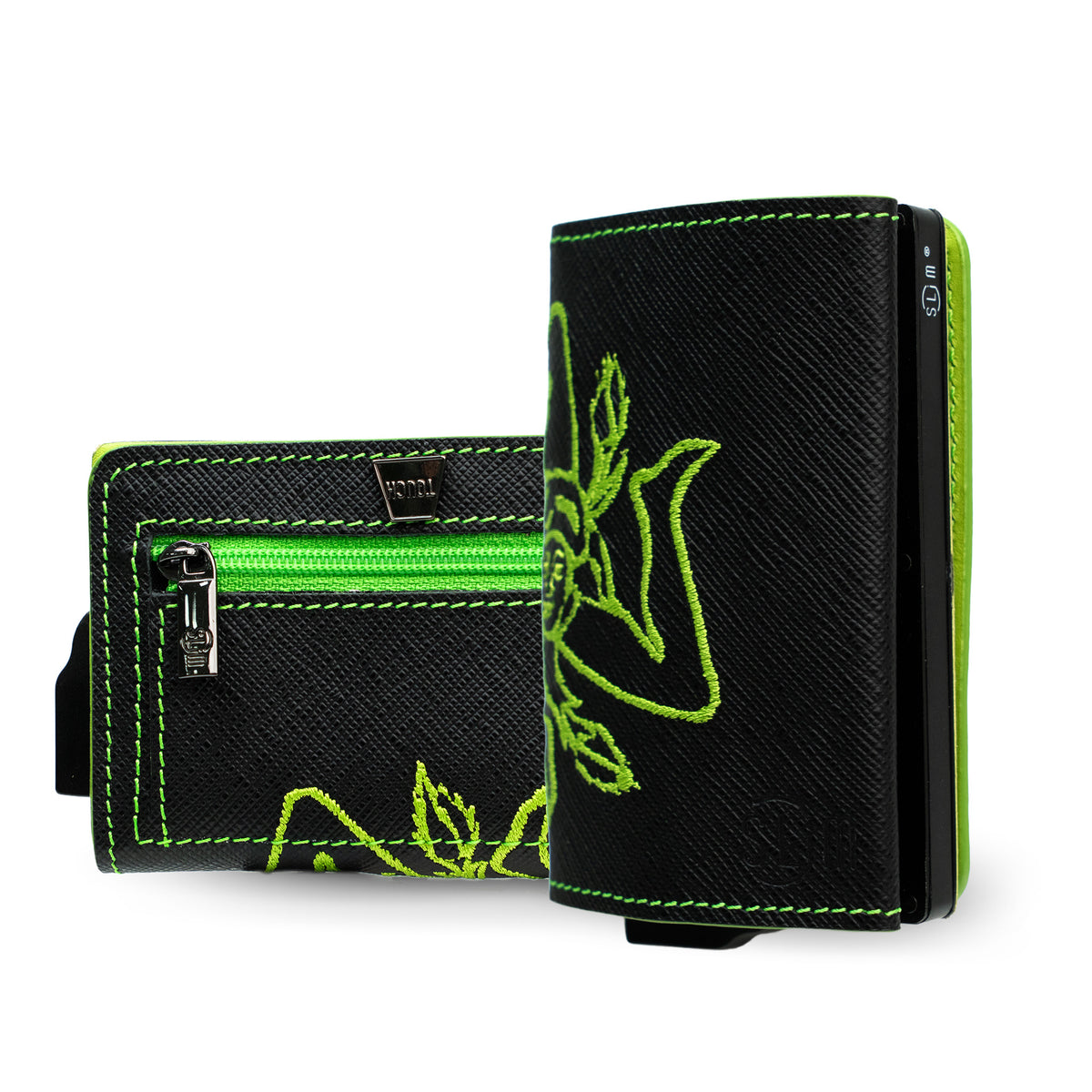 SLim®️ Touch Vera Pelle Tema Sicilia Saffiano Verde Lime