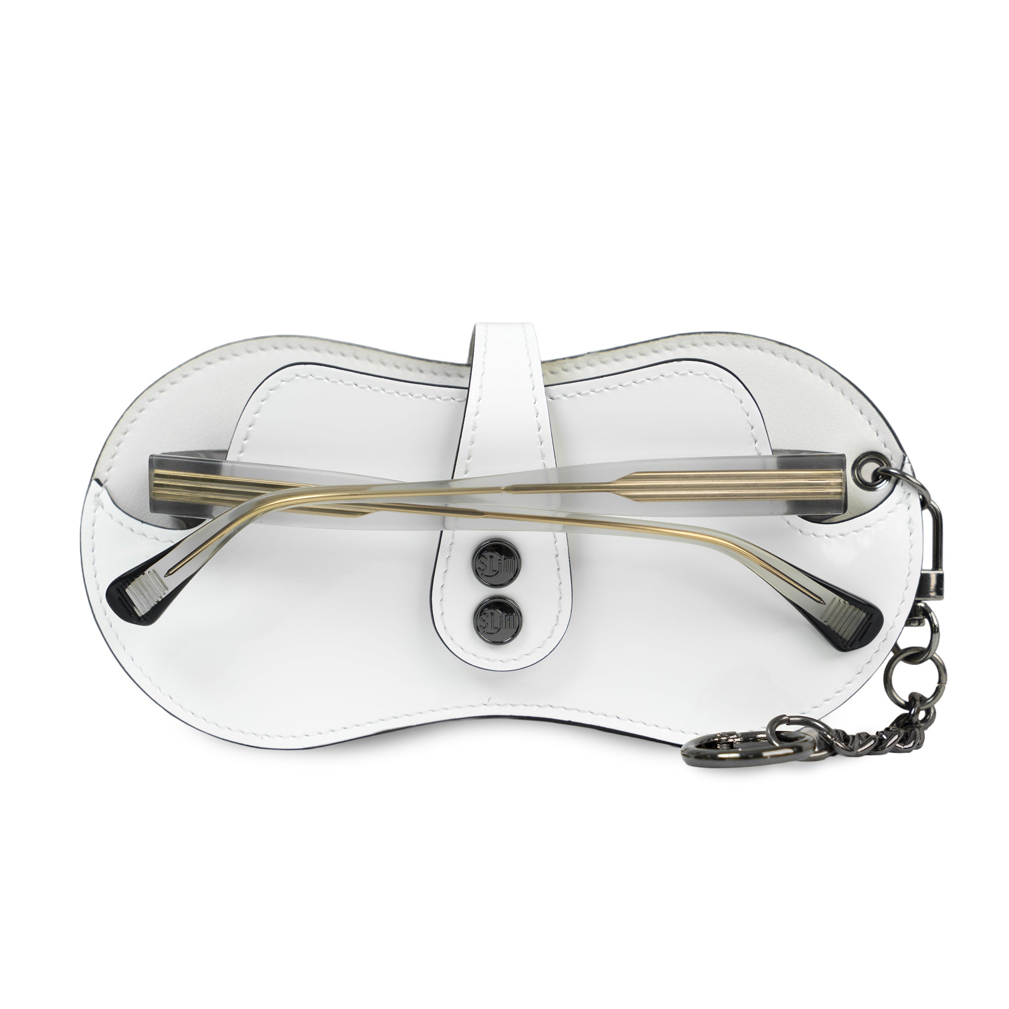 SLim Vision Vera Pelle Specchio Bianco