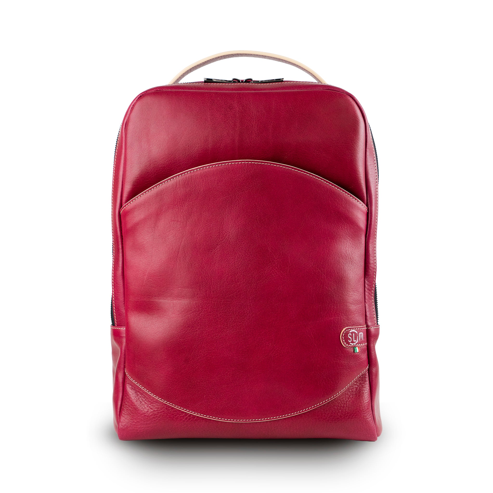 Zaino Medio Concia al vegetale Fucsia