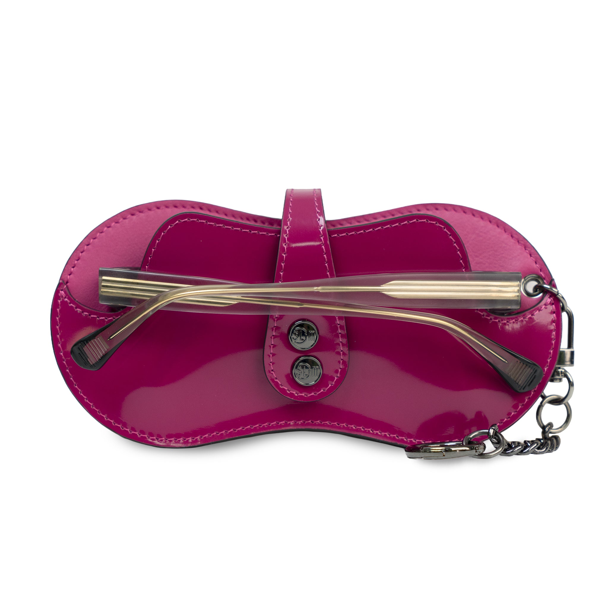 SLim Vision Vera Pelle Specchio Fucsia