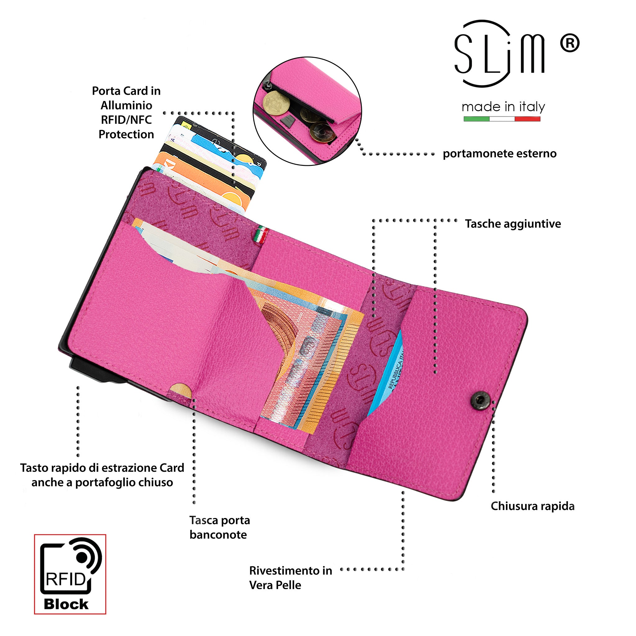 SLim®️ Touch Cinghialino Fucsia