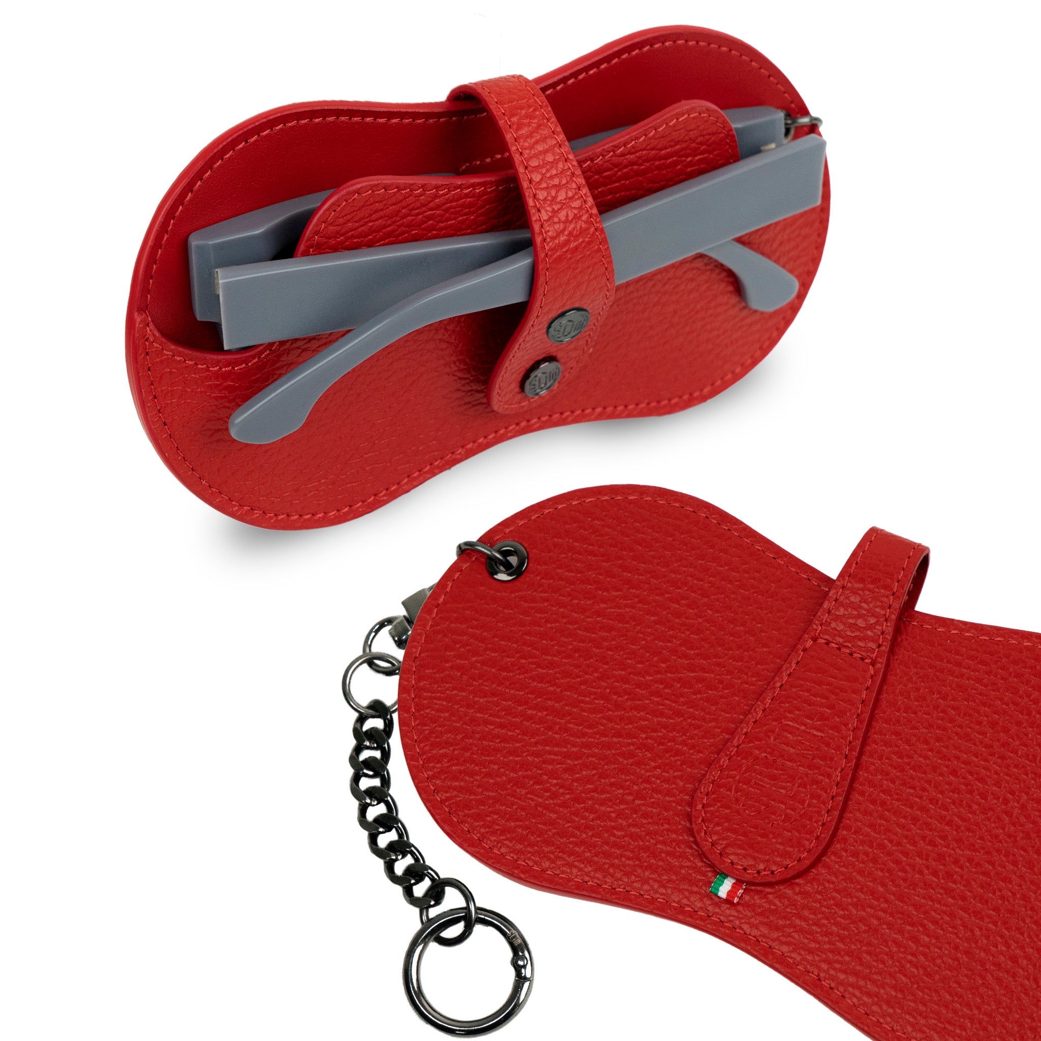 SLim Vision Vera Pelle Bottalato Rosso
