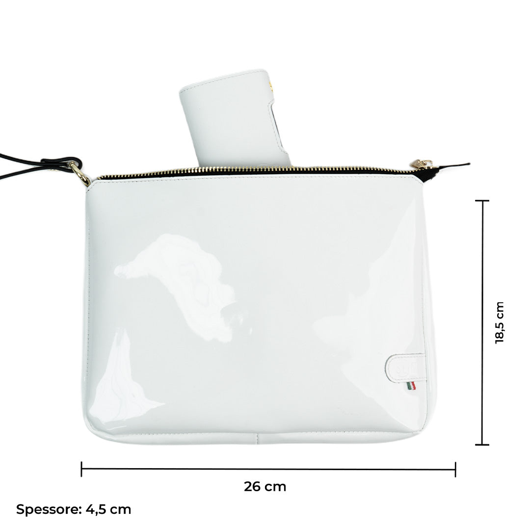 Pochette Max Specchio Bianco