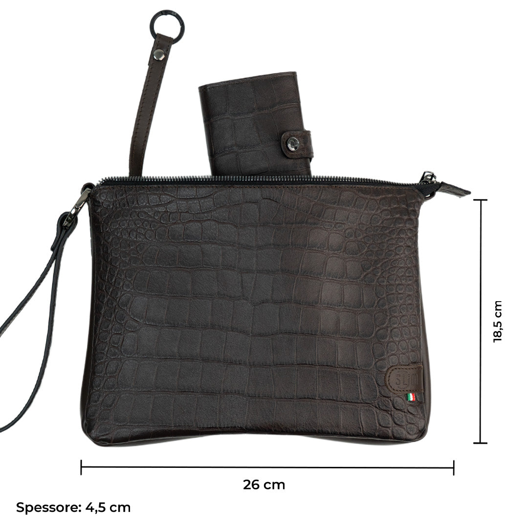 Pochette Max Cocco Marrone