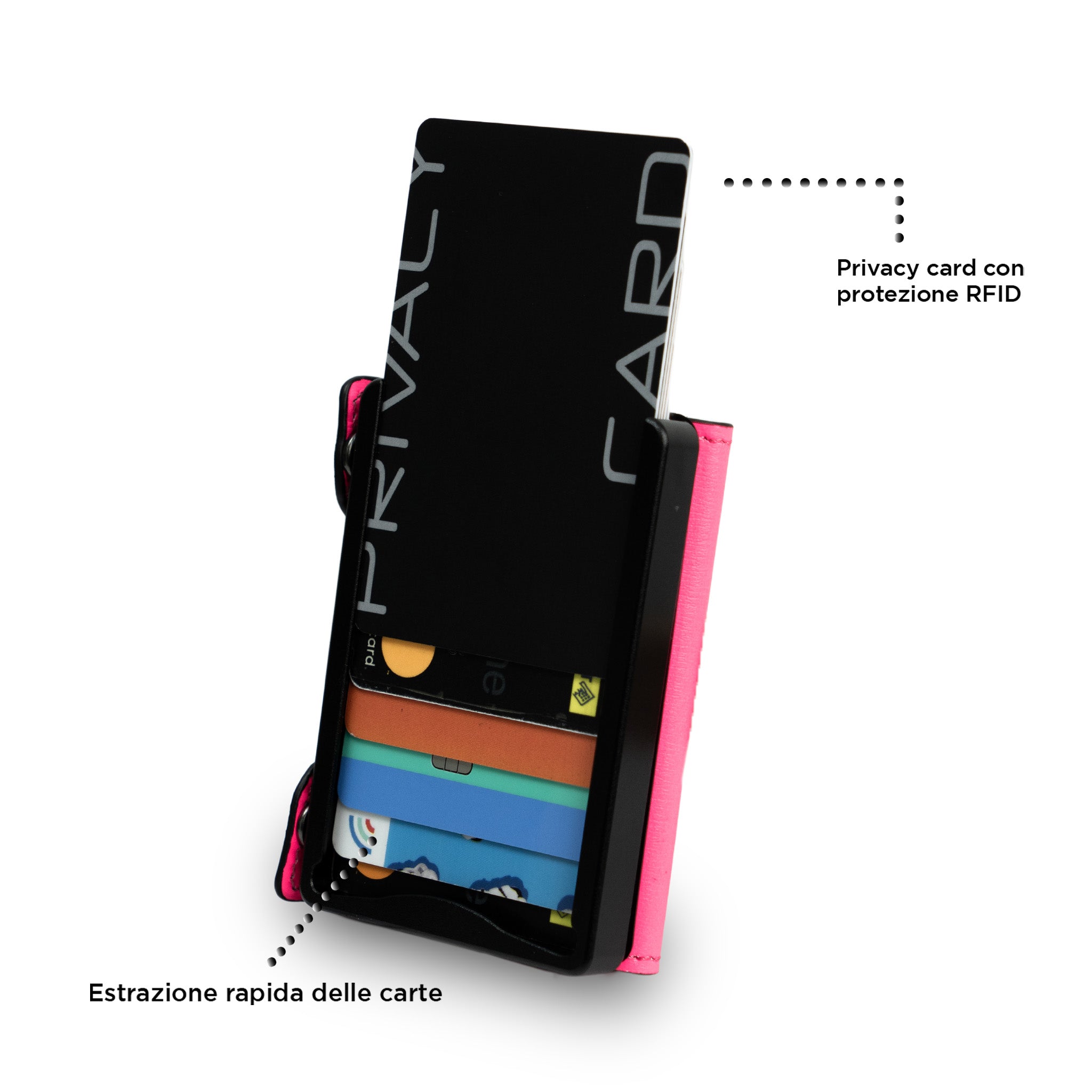 Be Tasck Pelle Liscia Fucsia Fluo