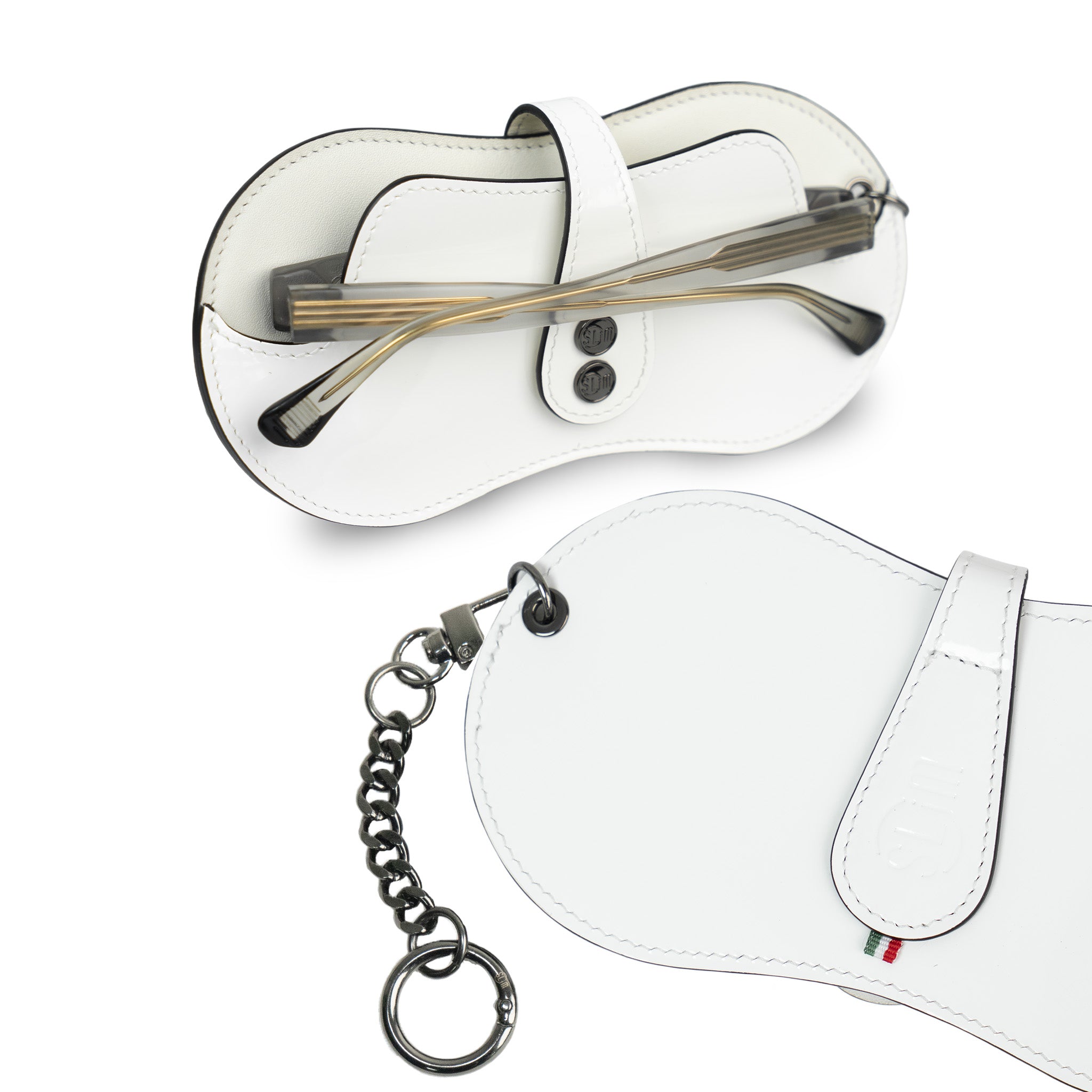 SLim Vision Vera Pelle Specchio Bianco