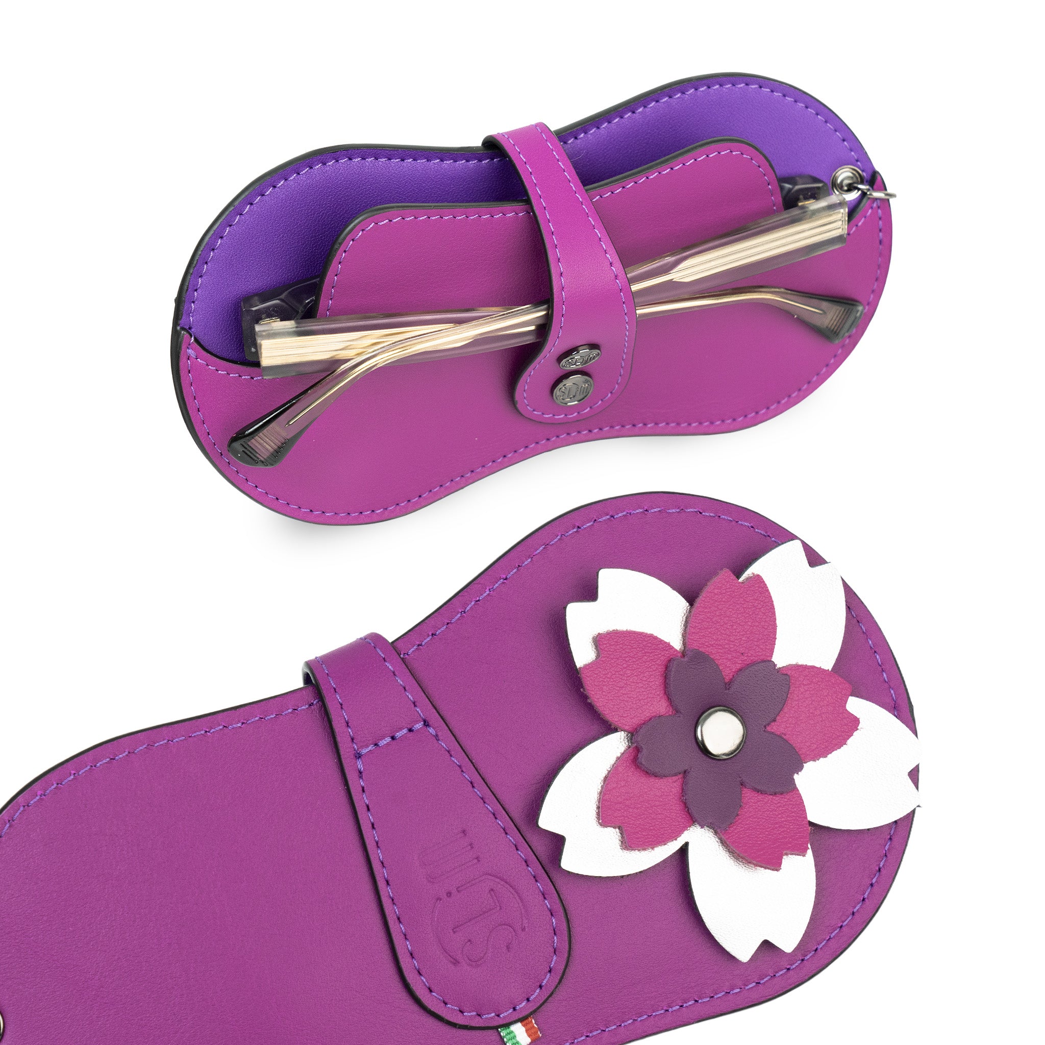 SLim Vision Vera Pelle Ciclamino Flower