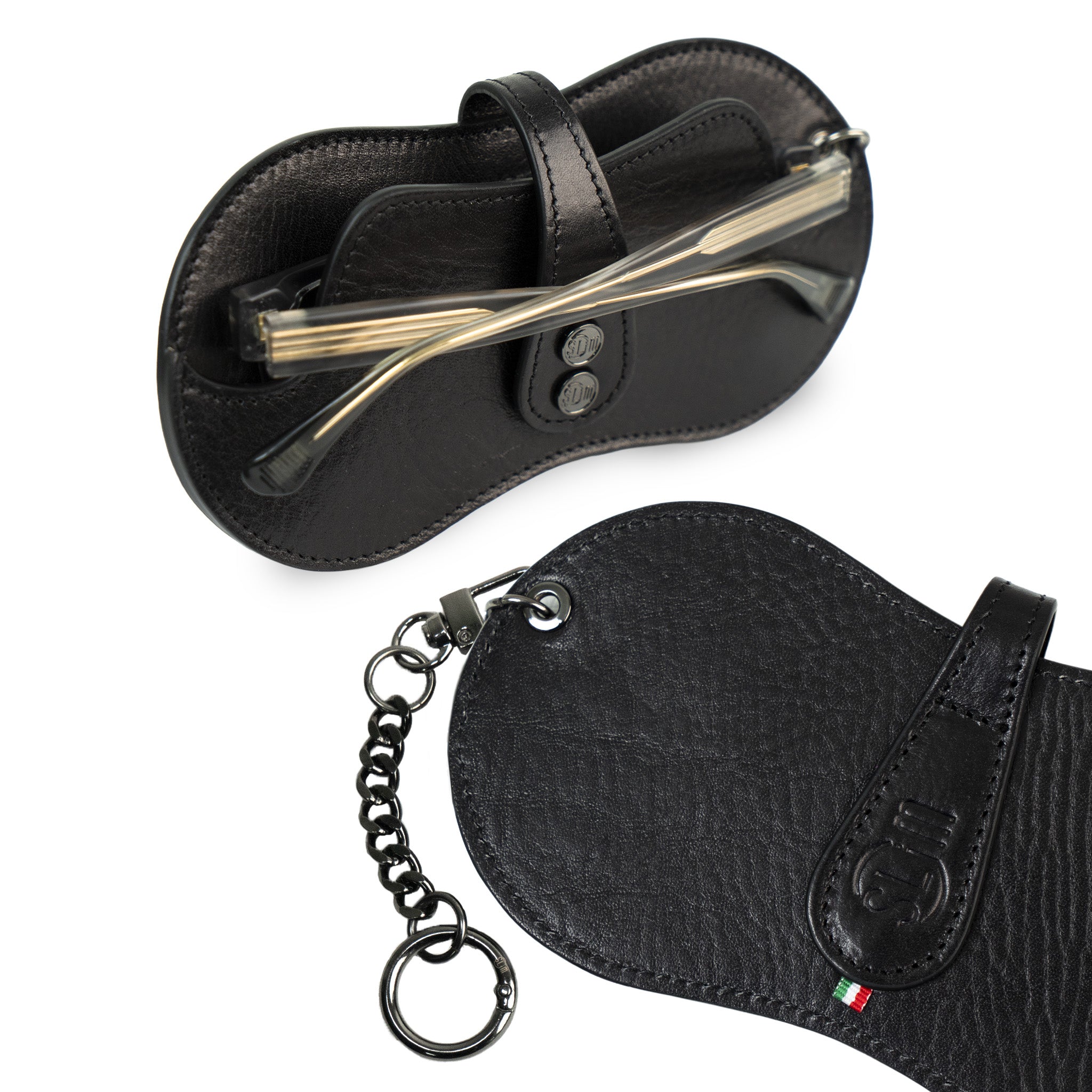 SLim Vision Vera Pelle Concia al Vegetale Nero