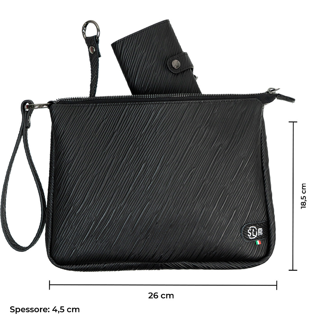 Pochette Max Epi Nero
