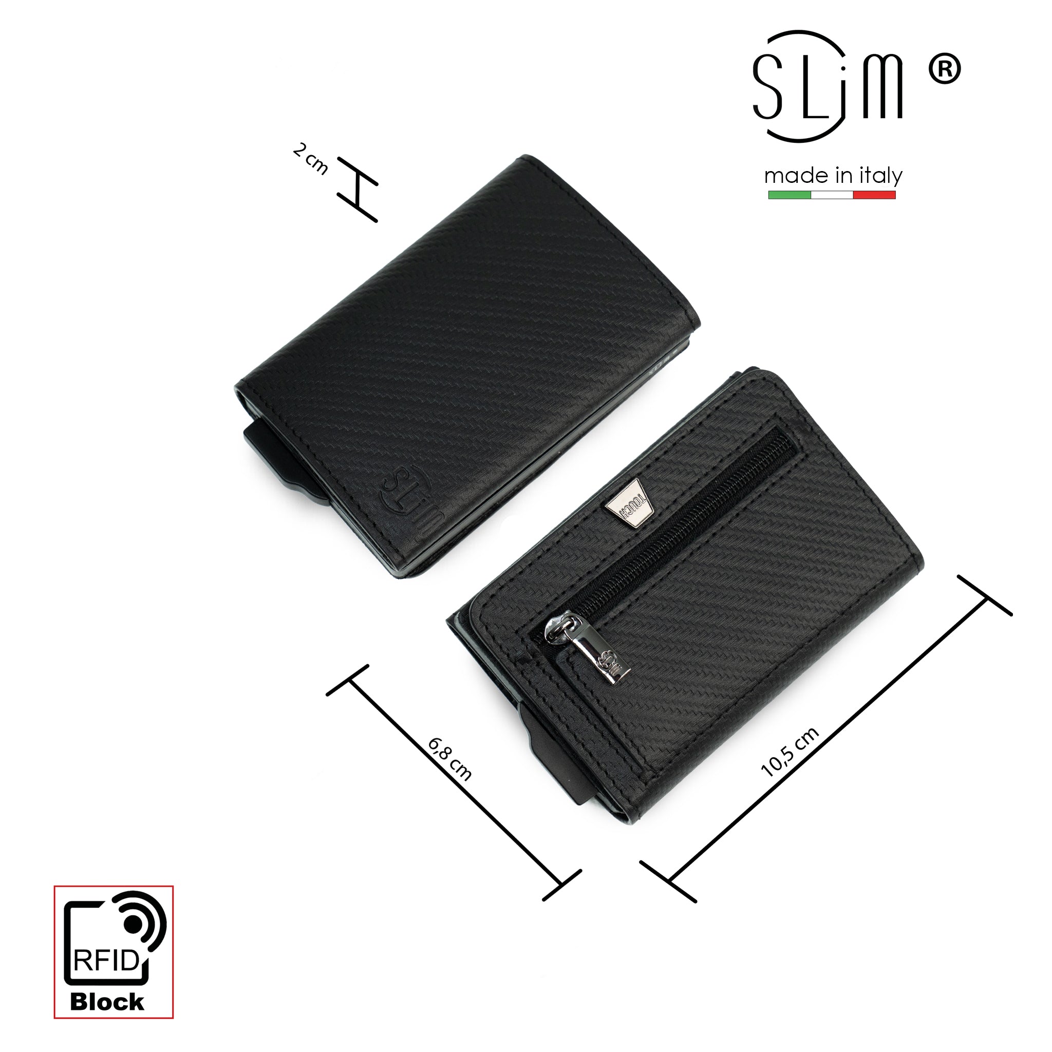 SLim®️ Touch Carbon Nero
