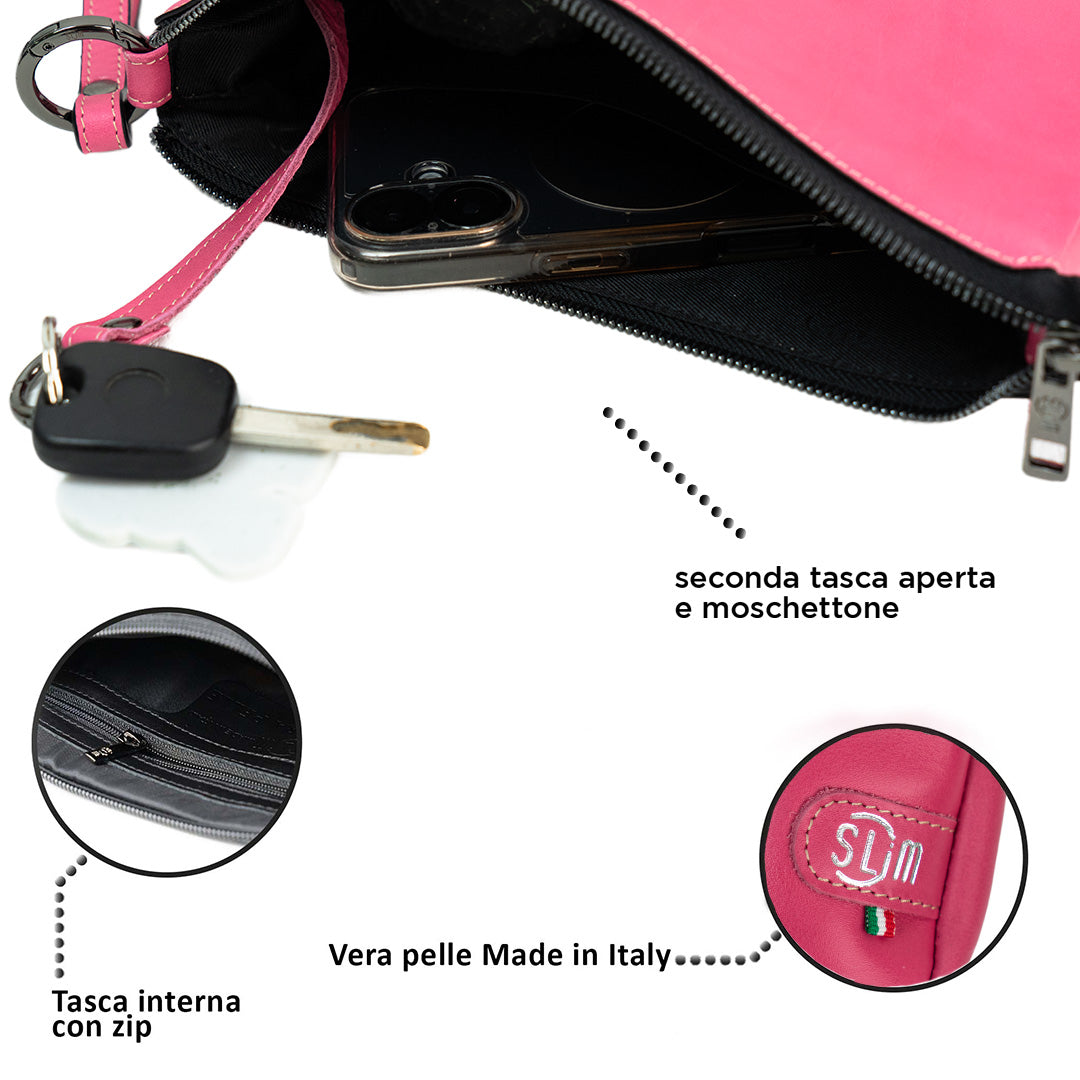 Pochette Max Concia Vegetale Fucsia