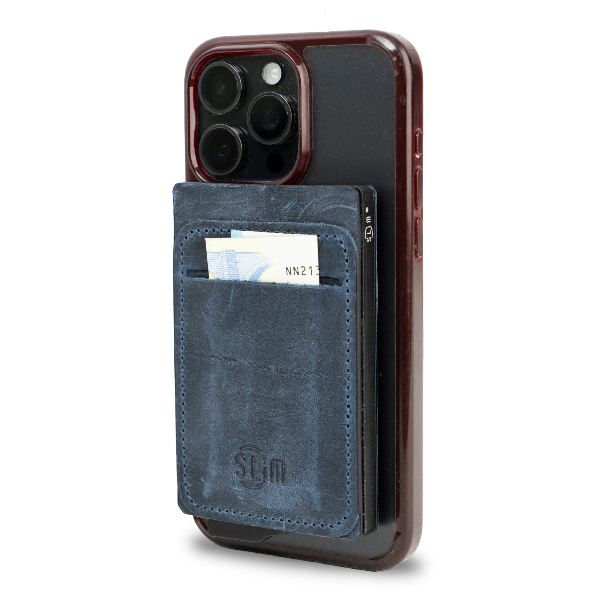 SLim®️ Portacarte Magnetic Crazy Blu