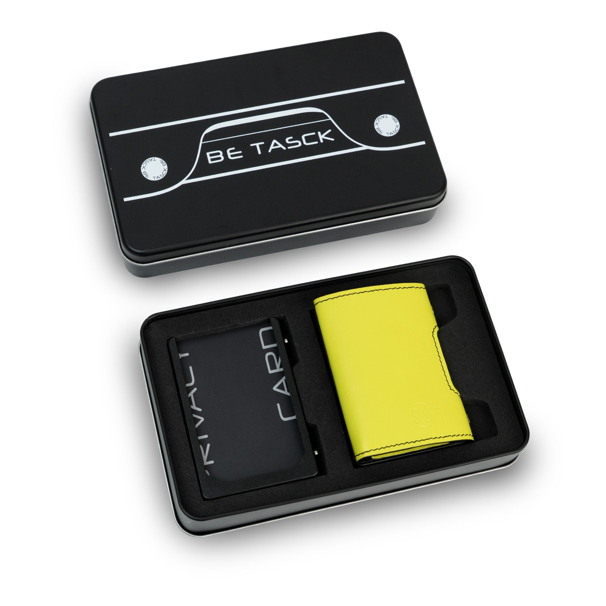 Be Tasck Pelle Liscia Lime e Nero