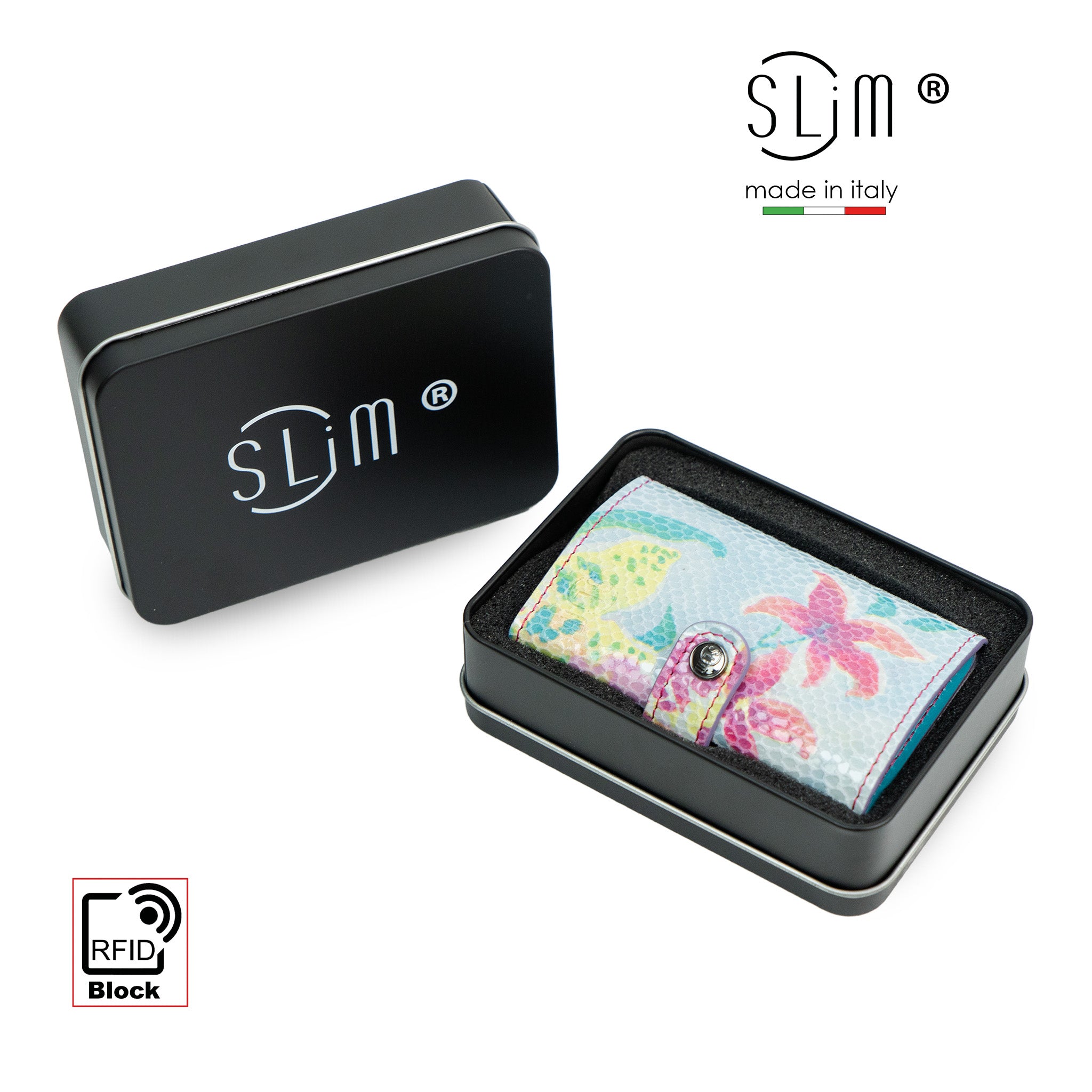 SLim®️ Tejus lime genuine leather wallet