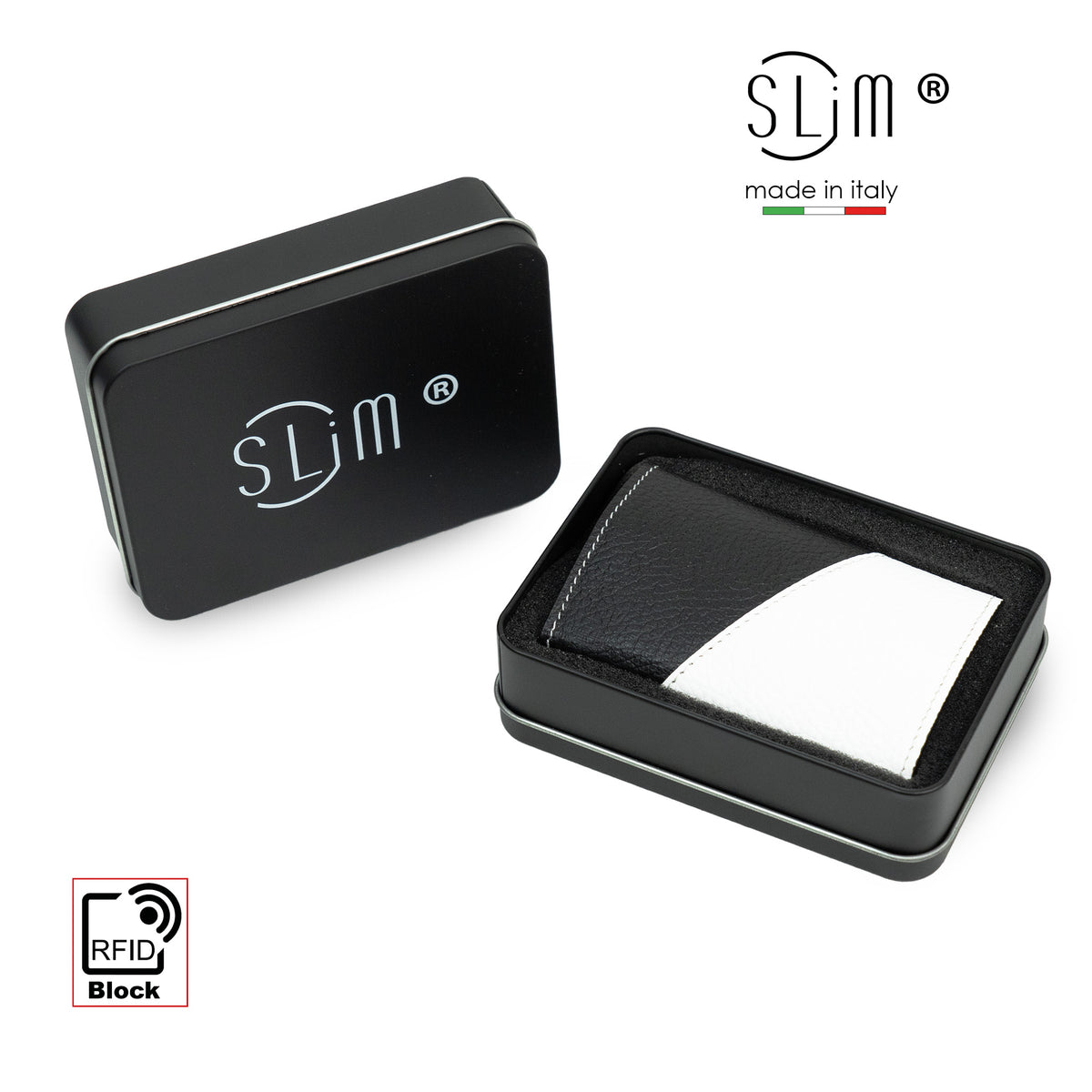 SLim®️ drummed genuine leather Sicily "Isola" theme