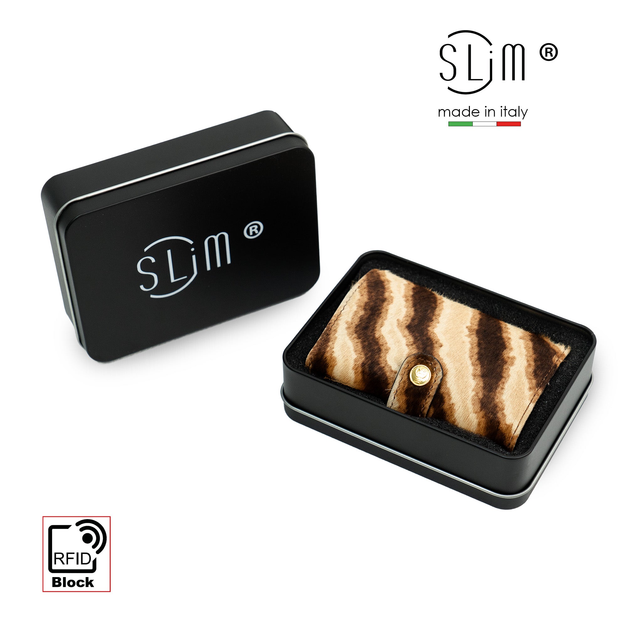 SLim®️ Vera Pelle Animalier Tigrato