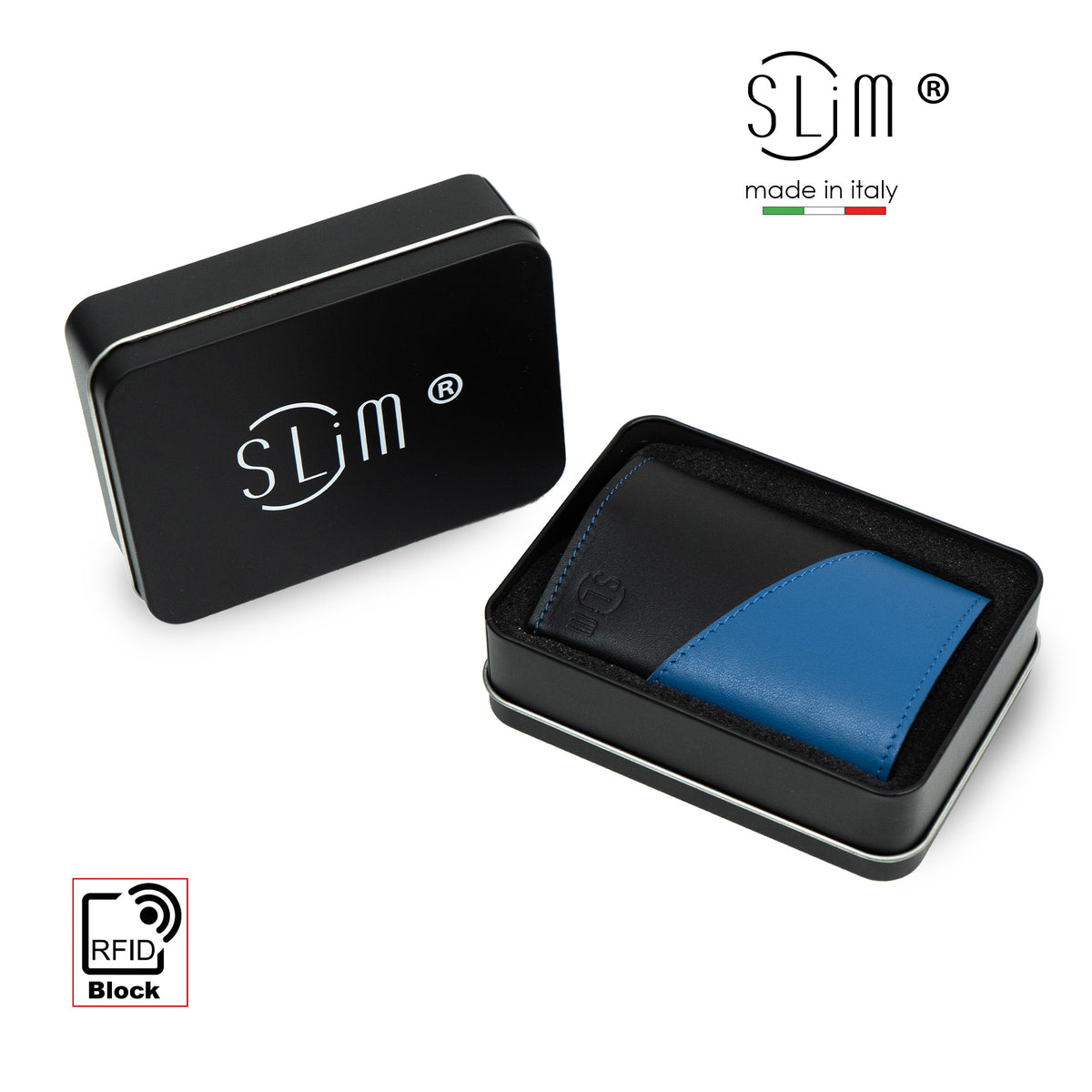 SLim®️ drummed genuine leather Sicily "Isola" theme