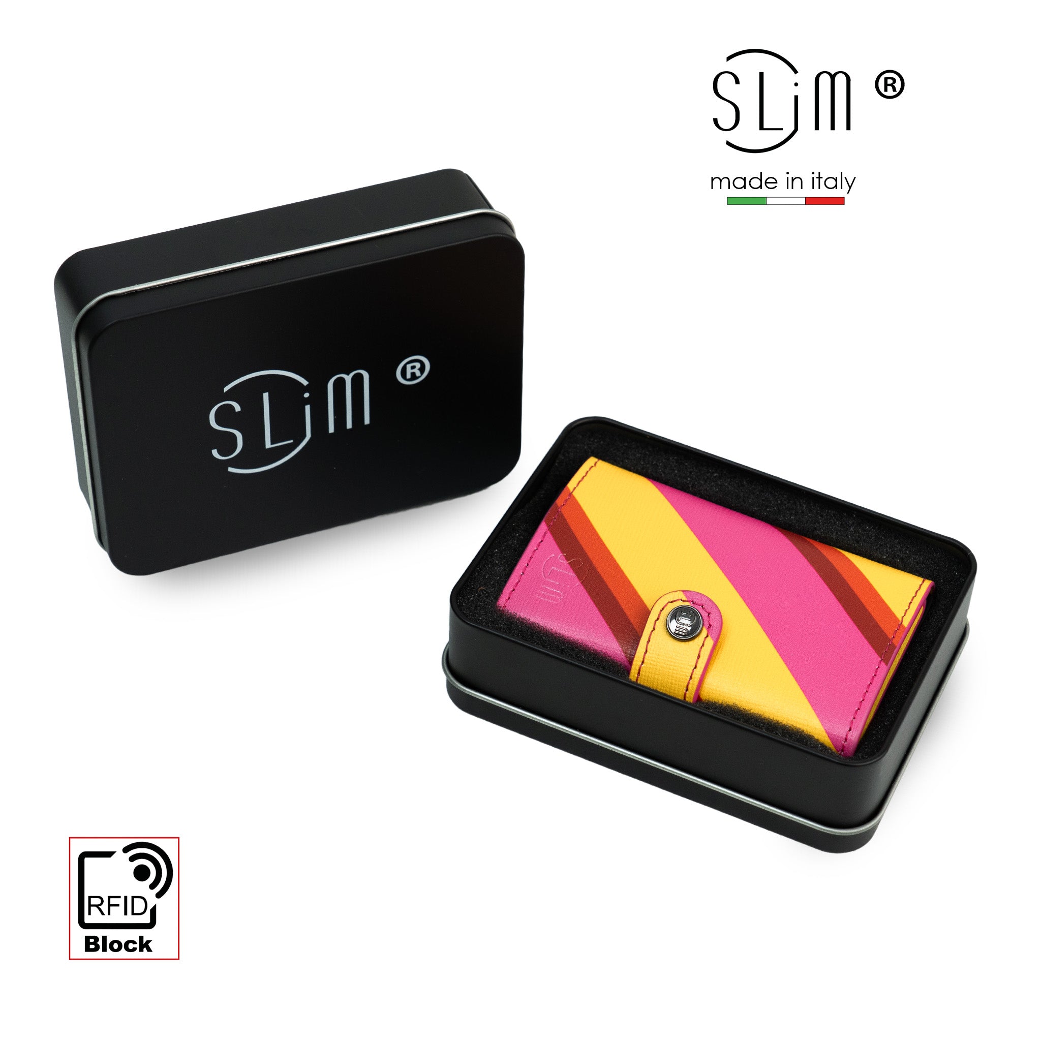 SLim®️ Tejus lime genuine leather wallet