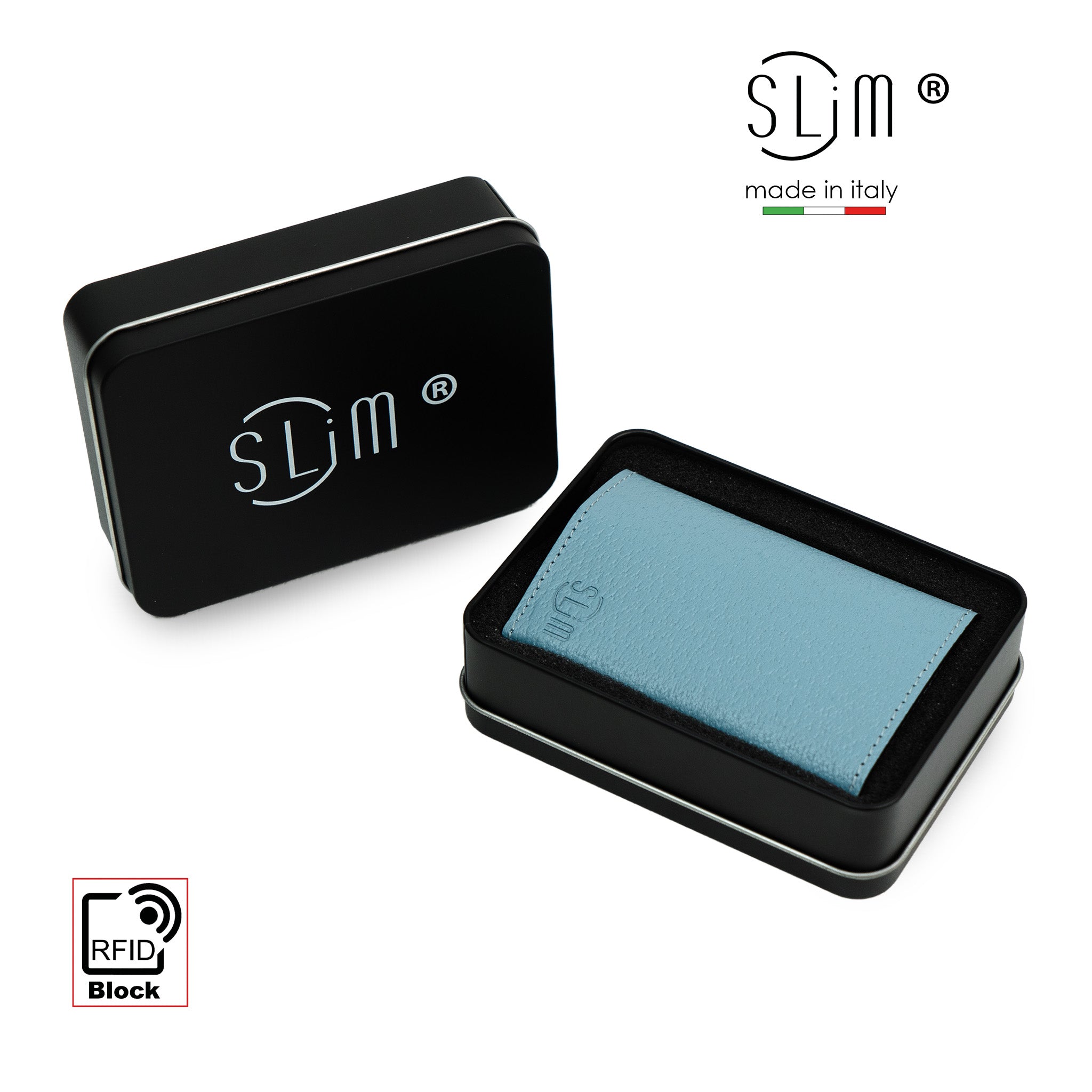 SLim®️ drummed genuine leather Sicily "Isola" theme
