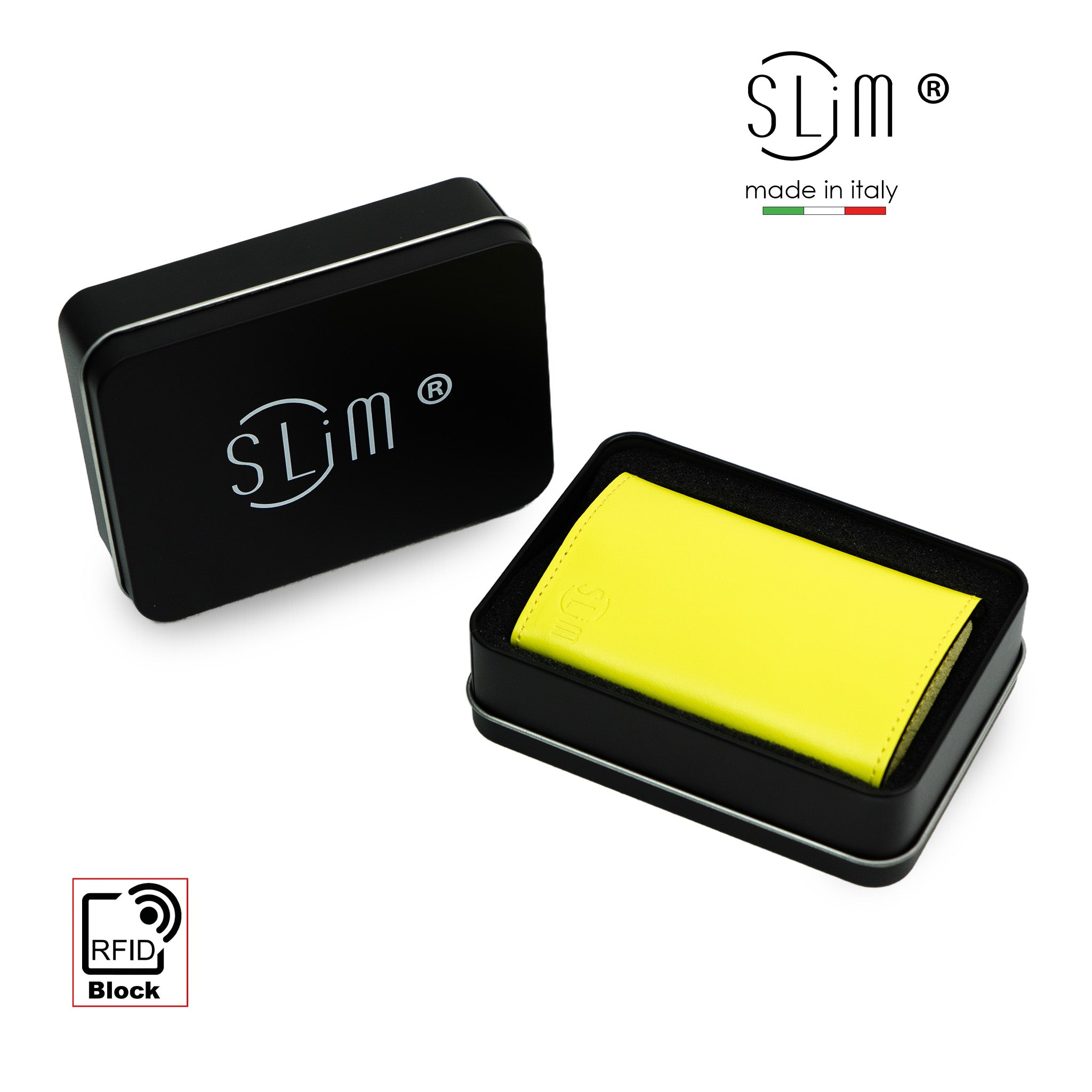 SLim®️ drummed genuine leather Sicily "Isola" theme