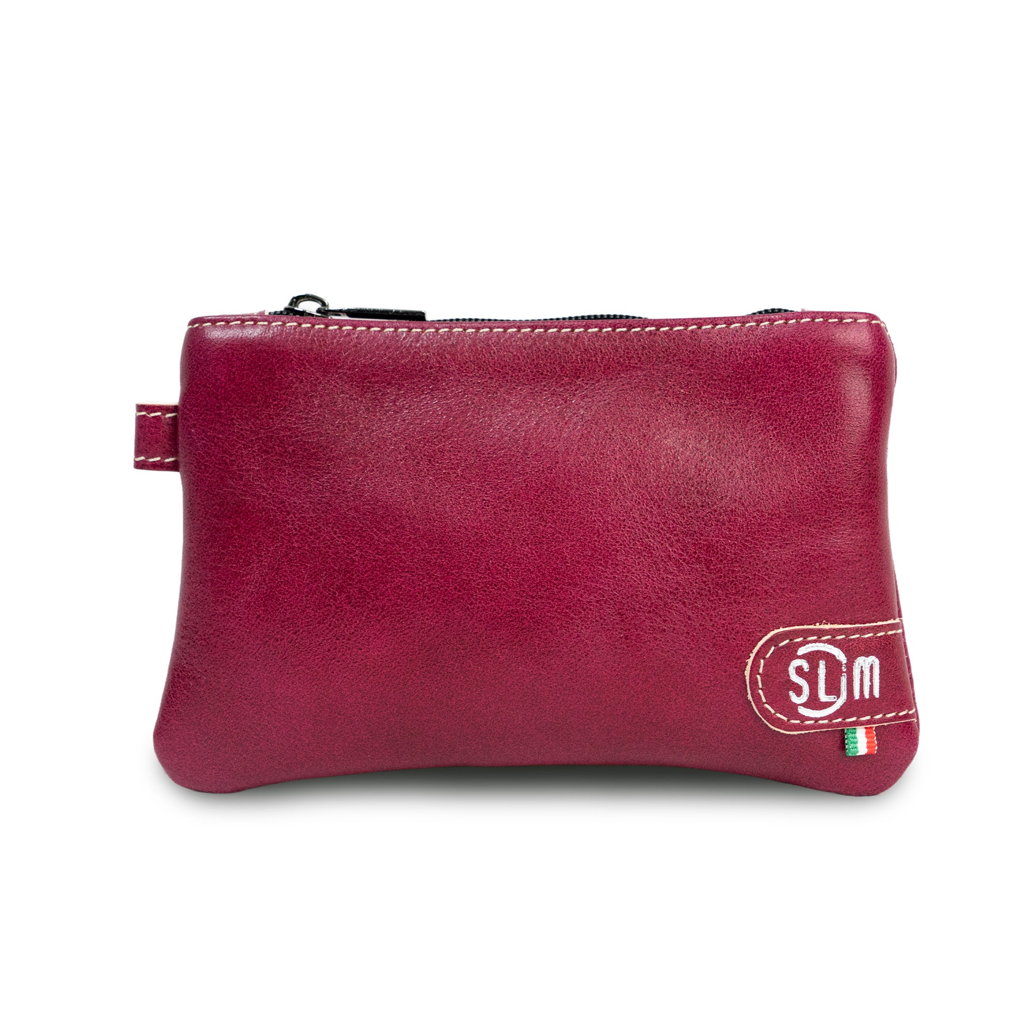 Mini Pochette Vera Pelle Vegetale Fucsia