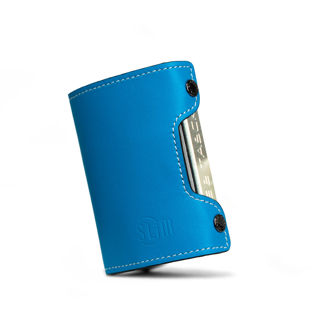 Be Tasck Pelle Liscia Blu e Bianco