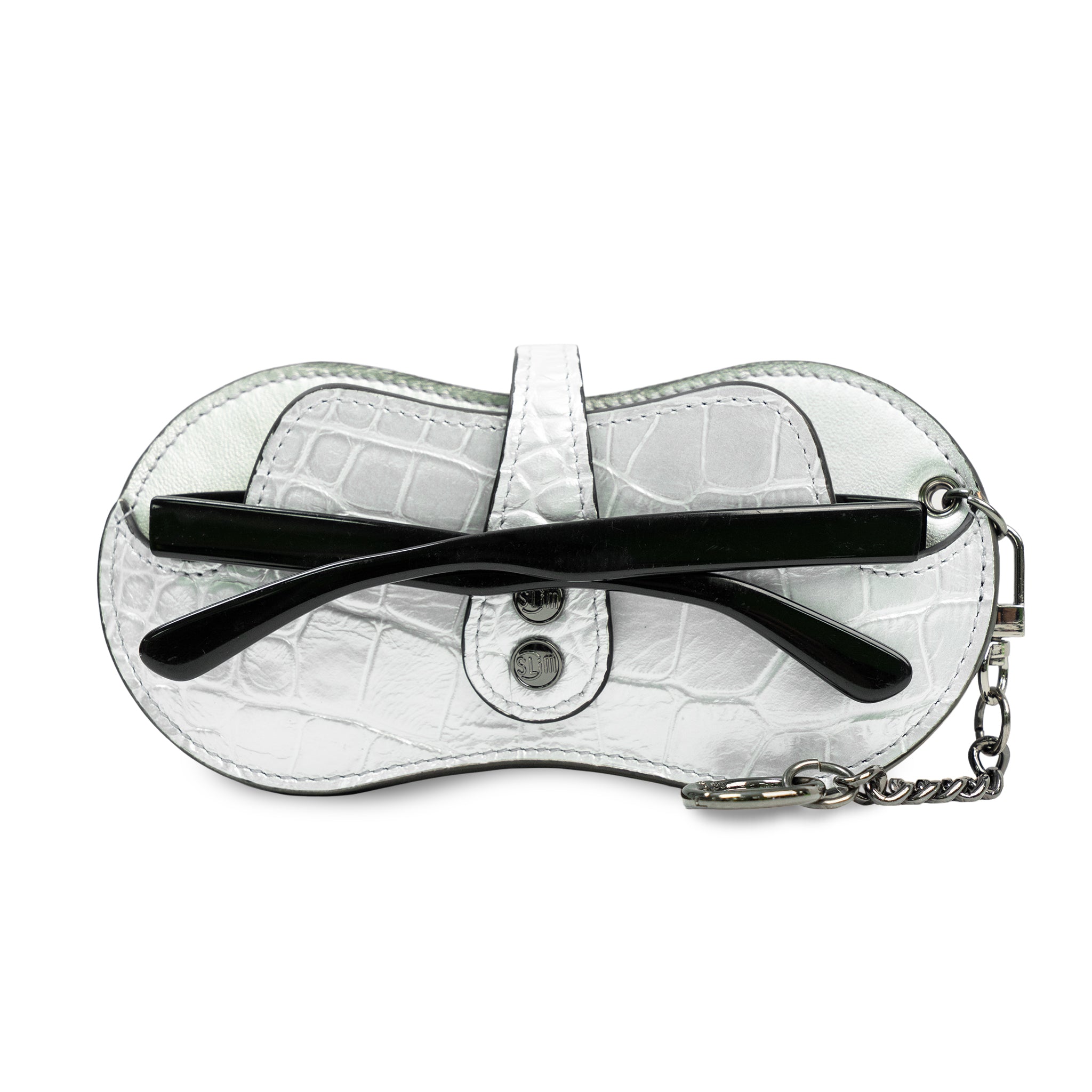 SLim Vision Vera Pelle Cocco Argento