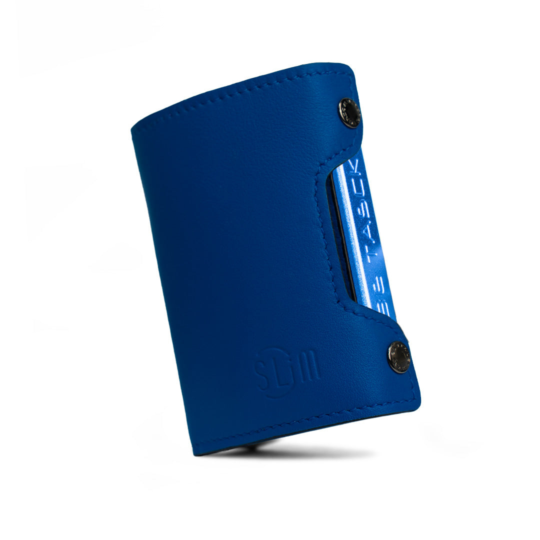 Be Tasck Pelle Liscia Blu e Nero
