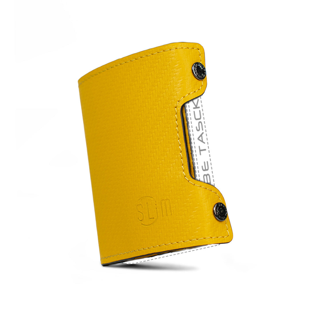 Cover in Pelle Be Tasck Carbon Giallo