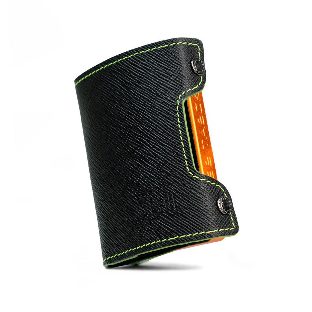 Be Tasck Saffiano Nero e Verde