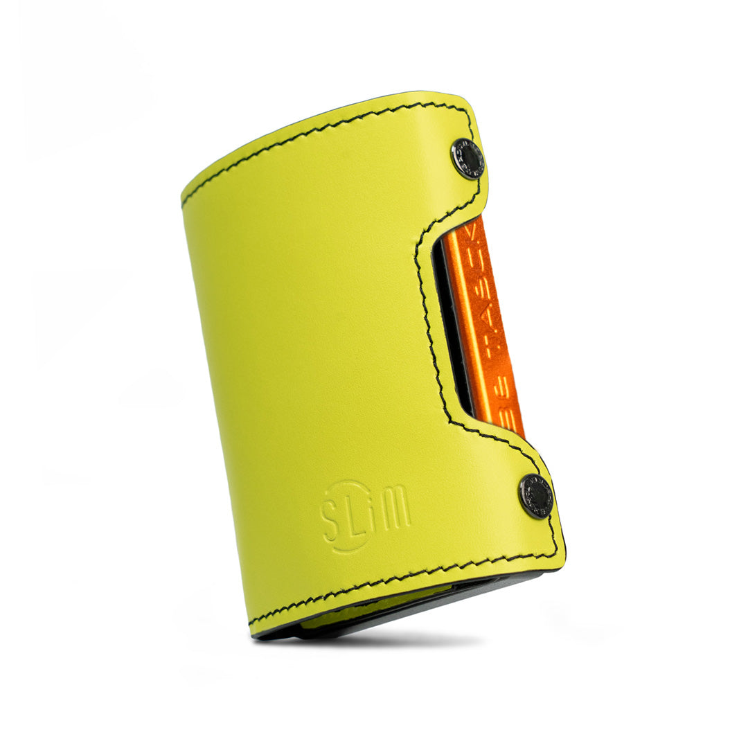 Be Tasck Pelle Liscia Lime e Nero