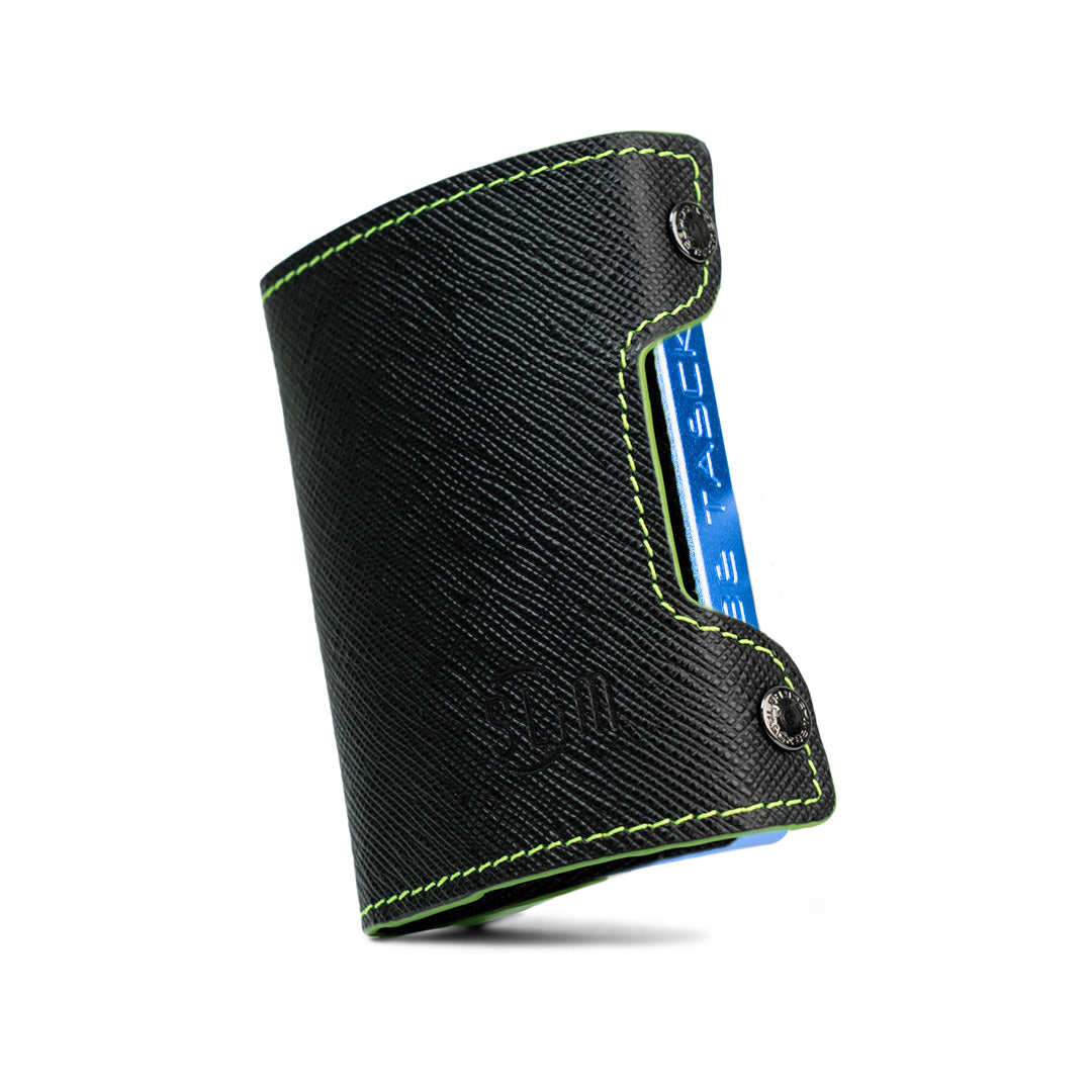 Be Tasck Saffiano Nero e Verde