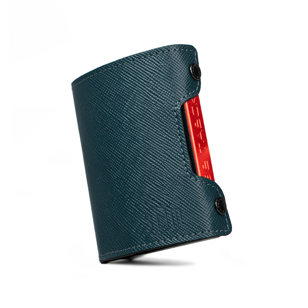 Be Tasck Saffiano Petrolio