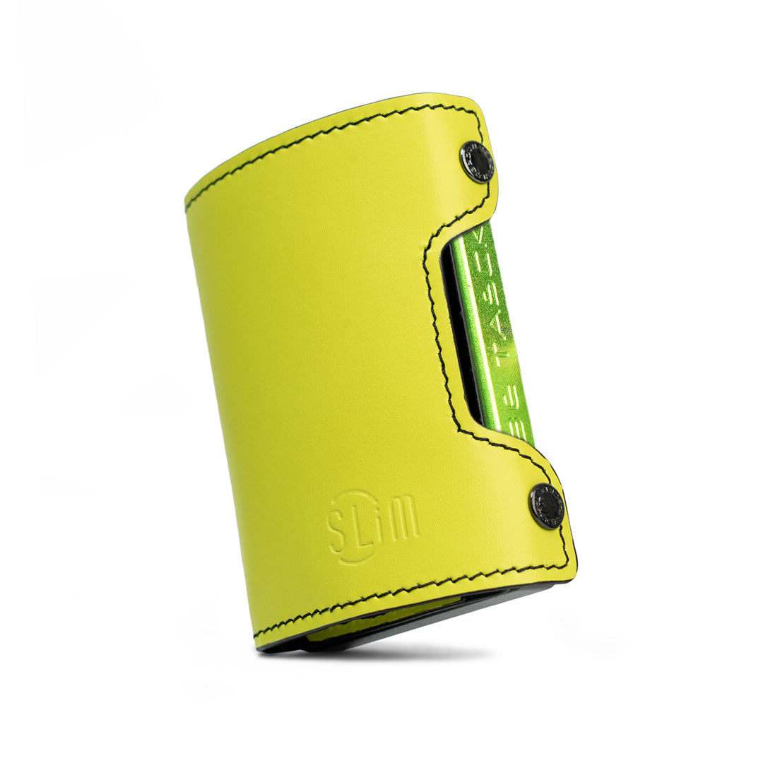 Be Tasck Pelle Liscia Lime e Nero