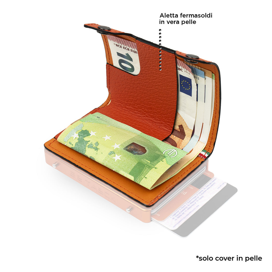 Cover in Pelle Be Tasck Cinghialino Arancio
