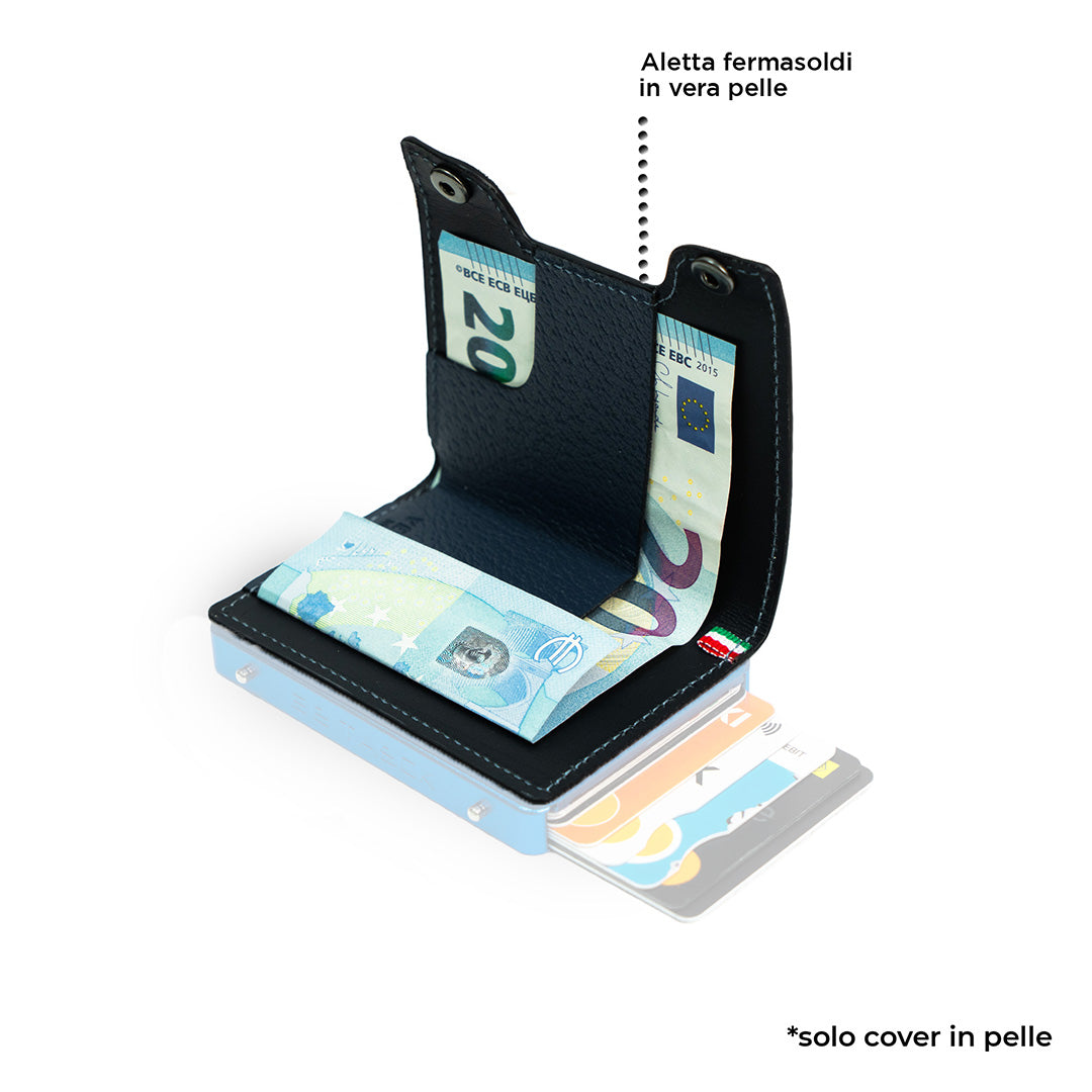 Cover in Pelle Be Tasck Cinghialino Blu