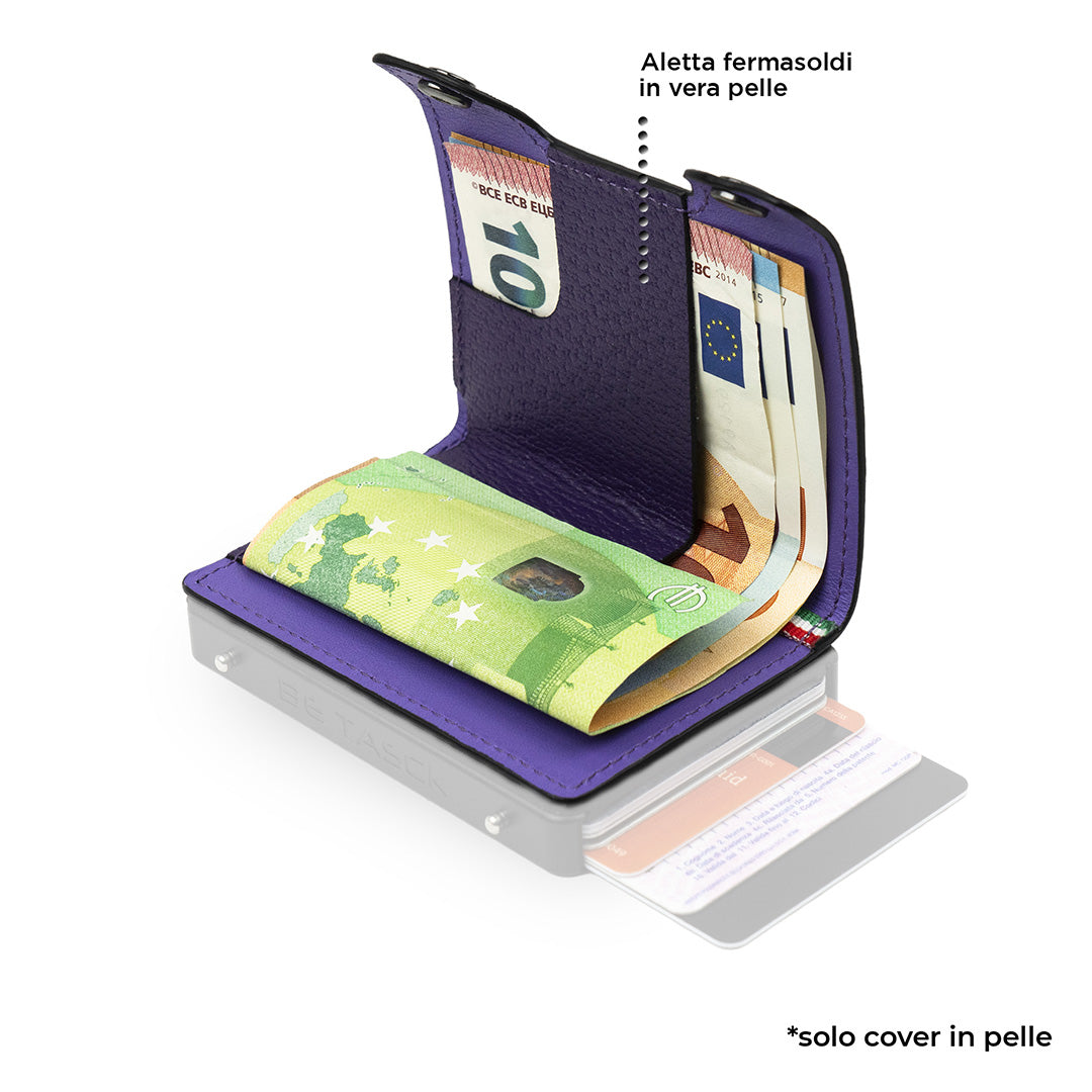 Cover in Pelle Be Tasck Cinghialino Viola