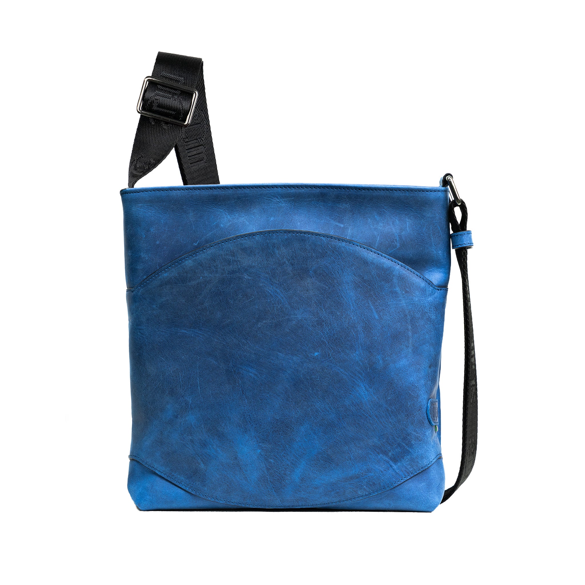 Bag SLim®️ Vera Pelle Crazy Blu