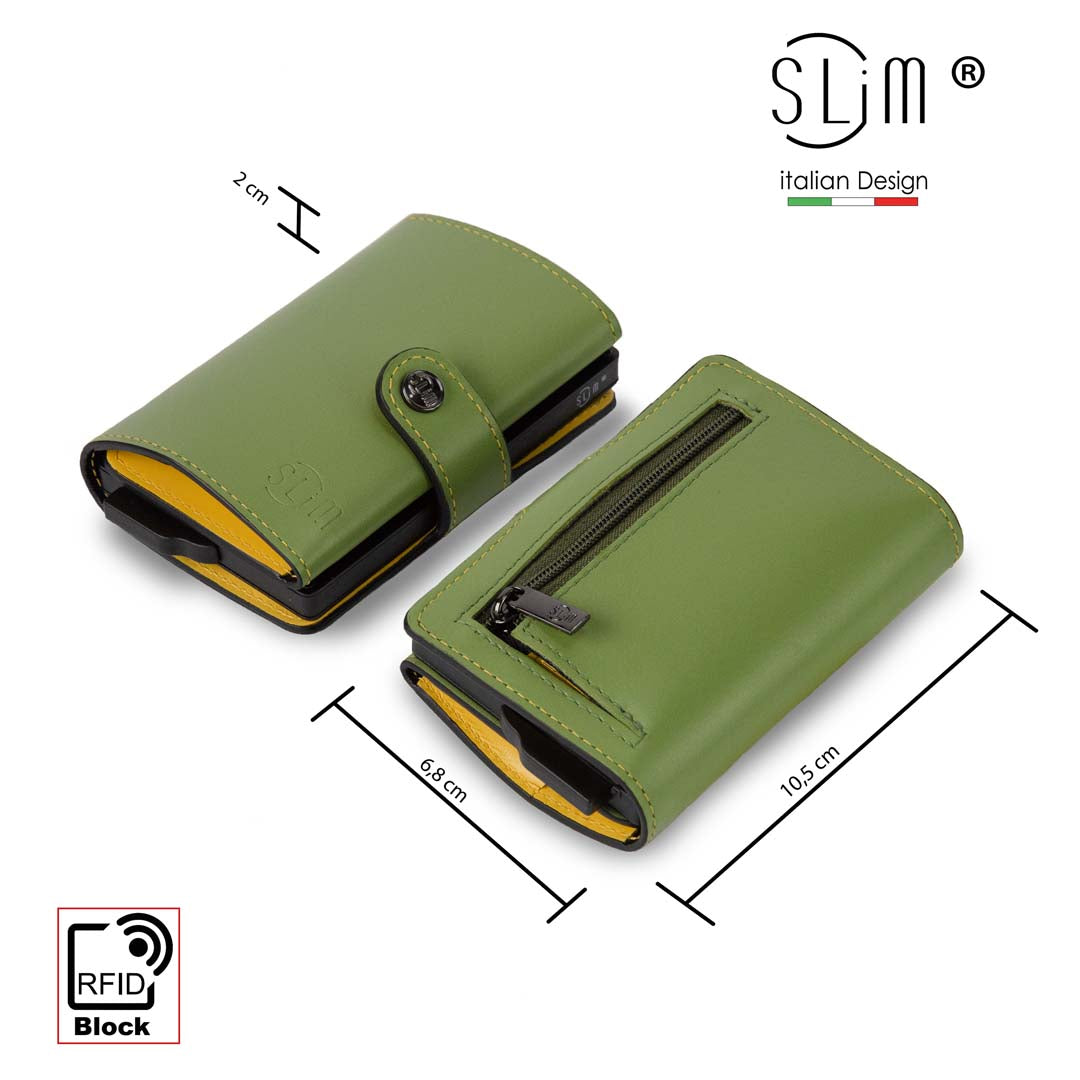 NUOVO DA UOMO Vera Pelle Con Zip Portacarte Porta Con Business Id Vinci - Foto 10