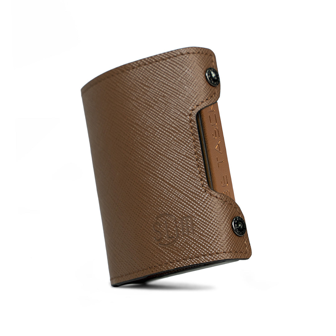 Be Tasck Saffiano Marrone