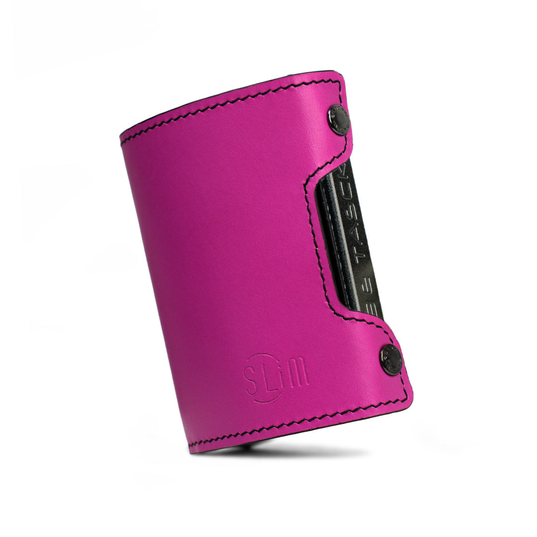 Be Tasck Pelle Liscia Fucsia e Nero