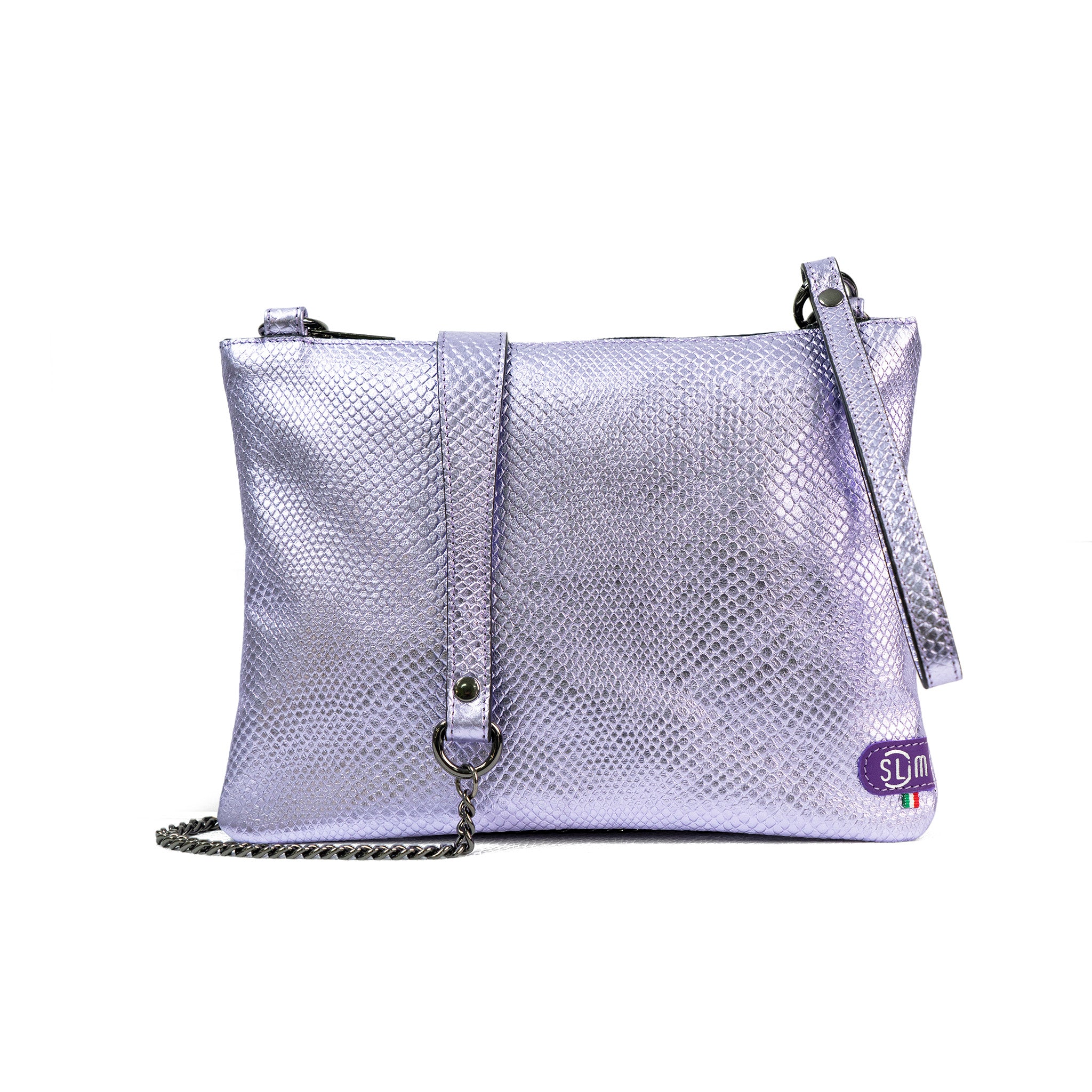 Pochette con Tracolla In Vera Pelle SLim®️