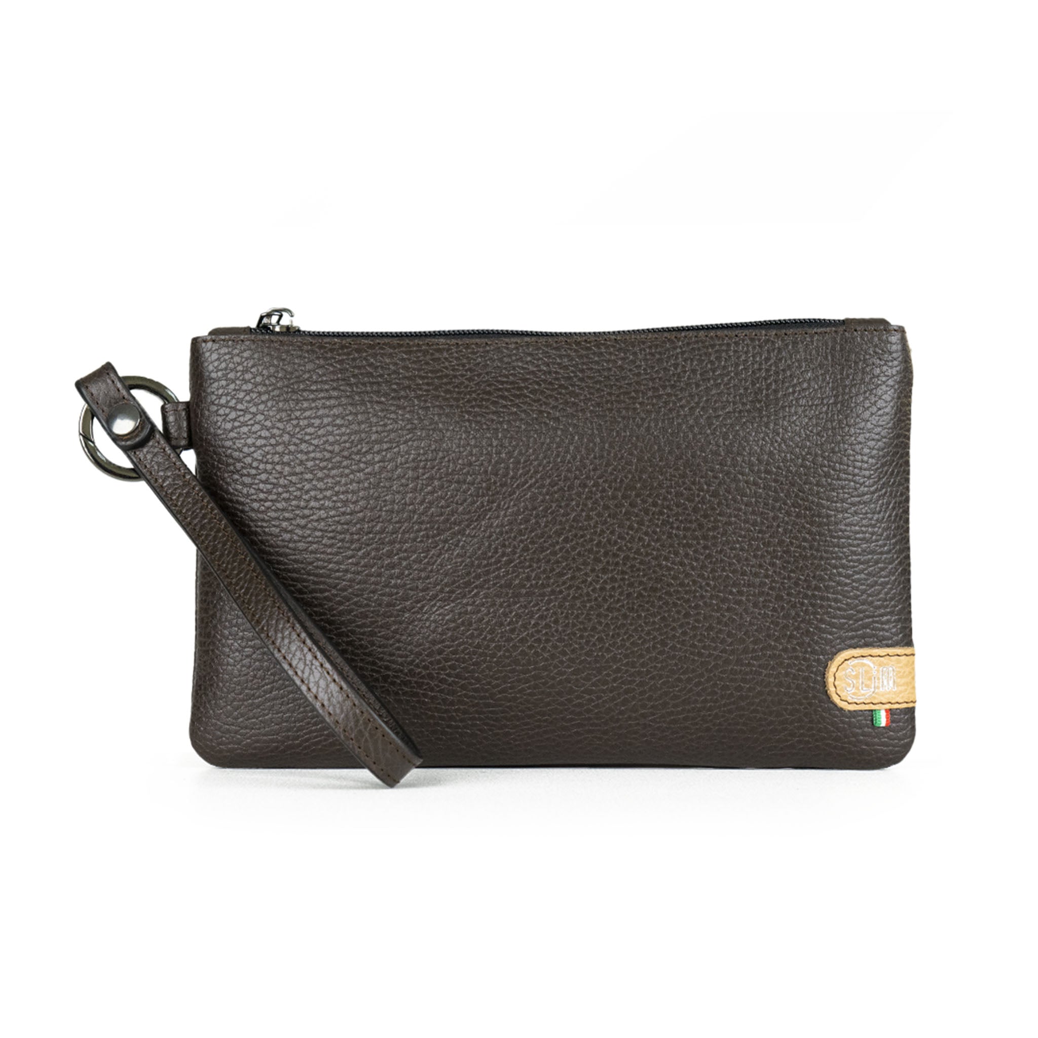 SLim® Genuine Leather Wristlet Clutch