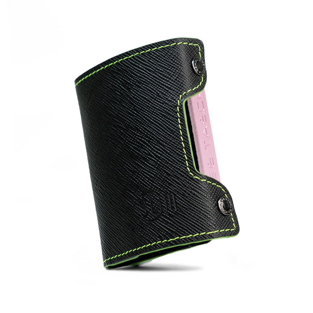 Be Tasck Saffiano Nero e Verde